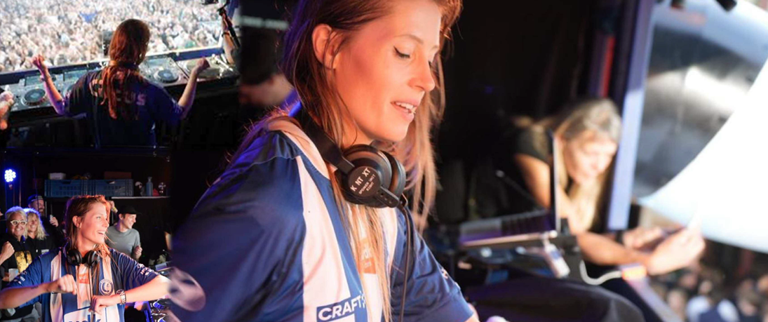 DJ op de Vlasmarkt tijdens de Gentse Feesten